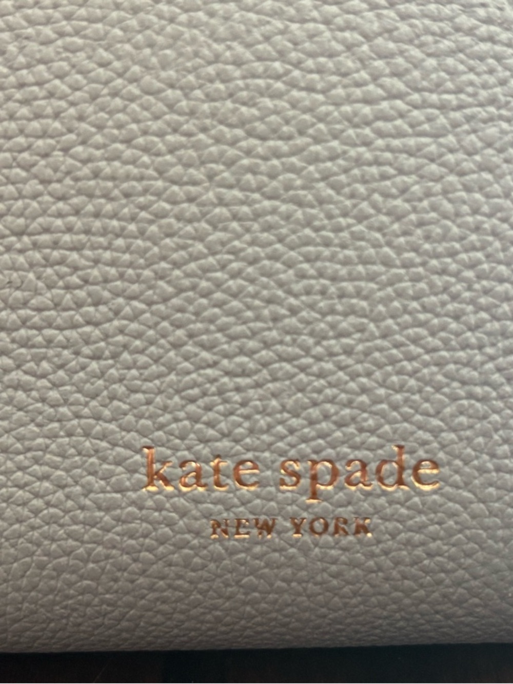 Set of 2 Kate Spade Wallet/Clutch Purses, Grey & Black - Picture 3 of 11